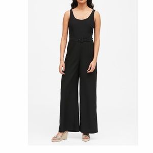 Banana Republic Black Scoop Neck Jumpsuit